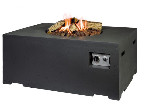 Kleiner rechteckiger Feuertisch | Flauas-Shop